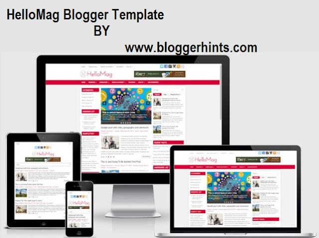 HelloMag Free Blogger Theme