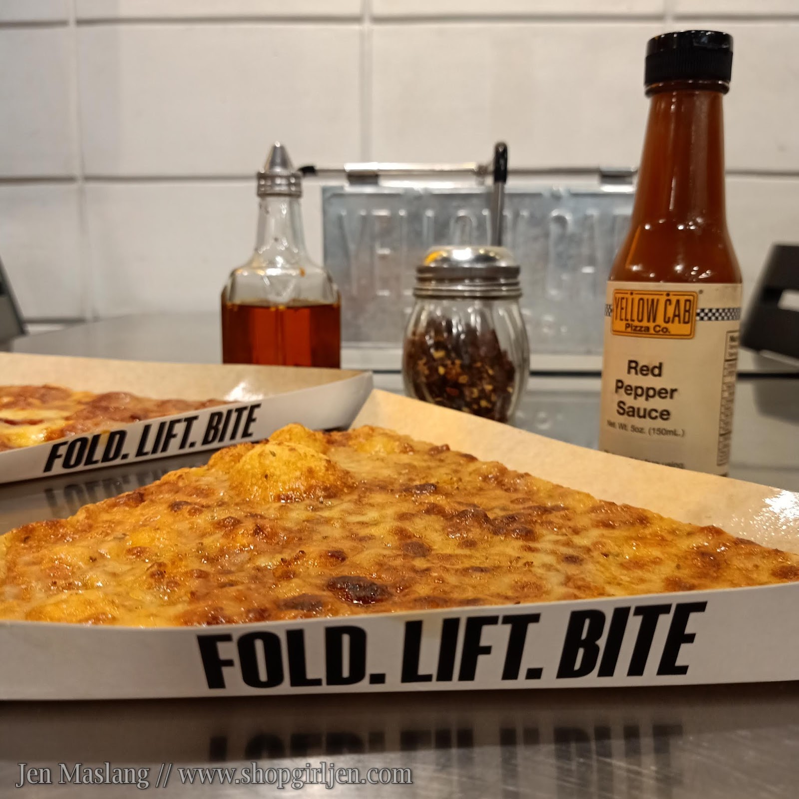 Shopgirl Jen YELLOW CAB INTRODUCES PIZZA BY THE SLICE