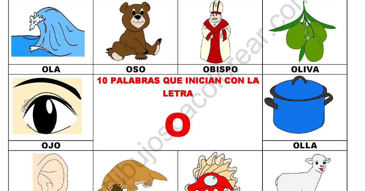 10 Palabras U Objetos Que Inician Con La Letra O