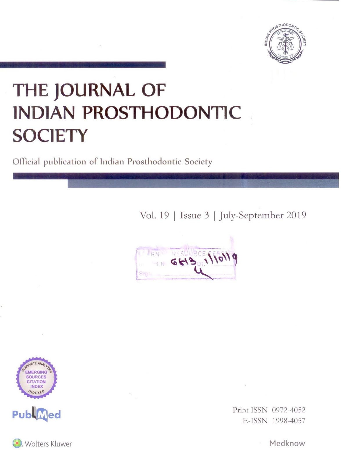 http://www.j-ips.org/showBackIssue.asp?issn=0972-4052;year=2019;volume=19;issue=3;month=July-September