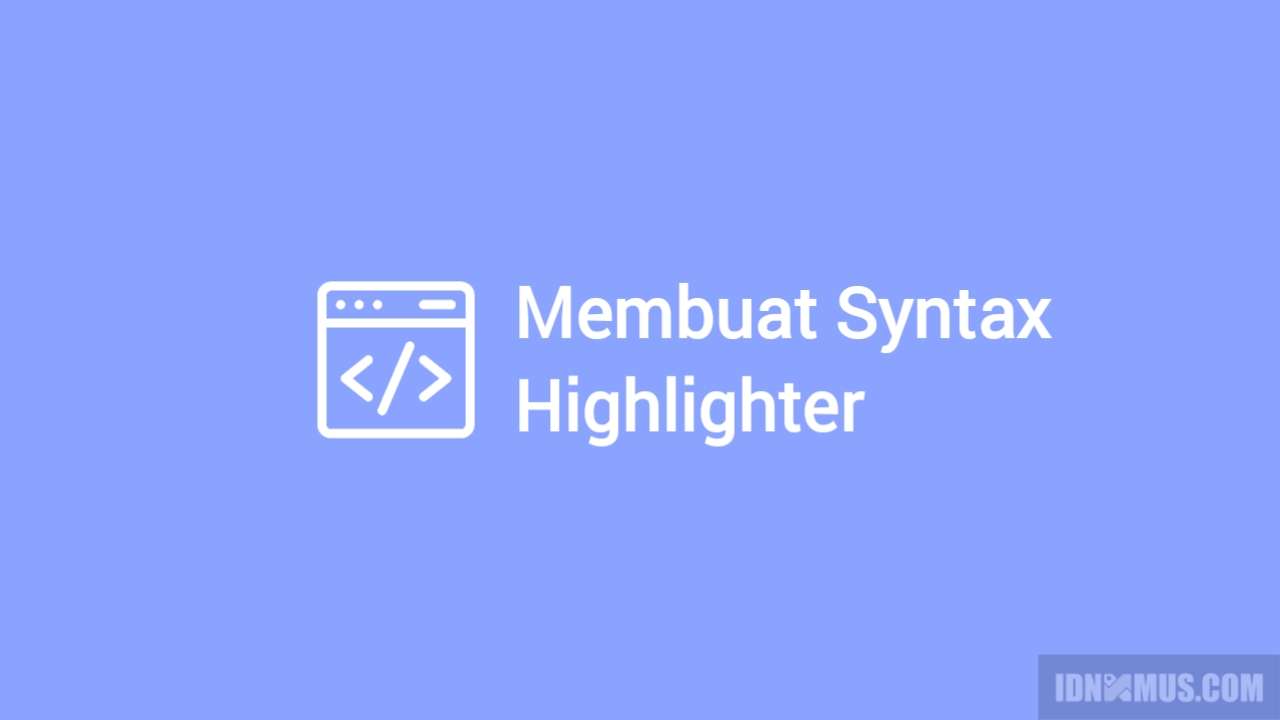 Syntax Highlighter Blogger
