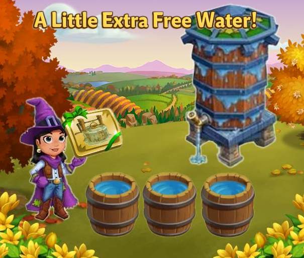 Farmville 2 Free Water from neighbors!