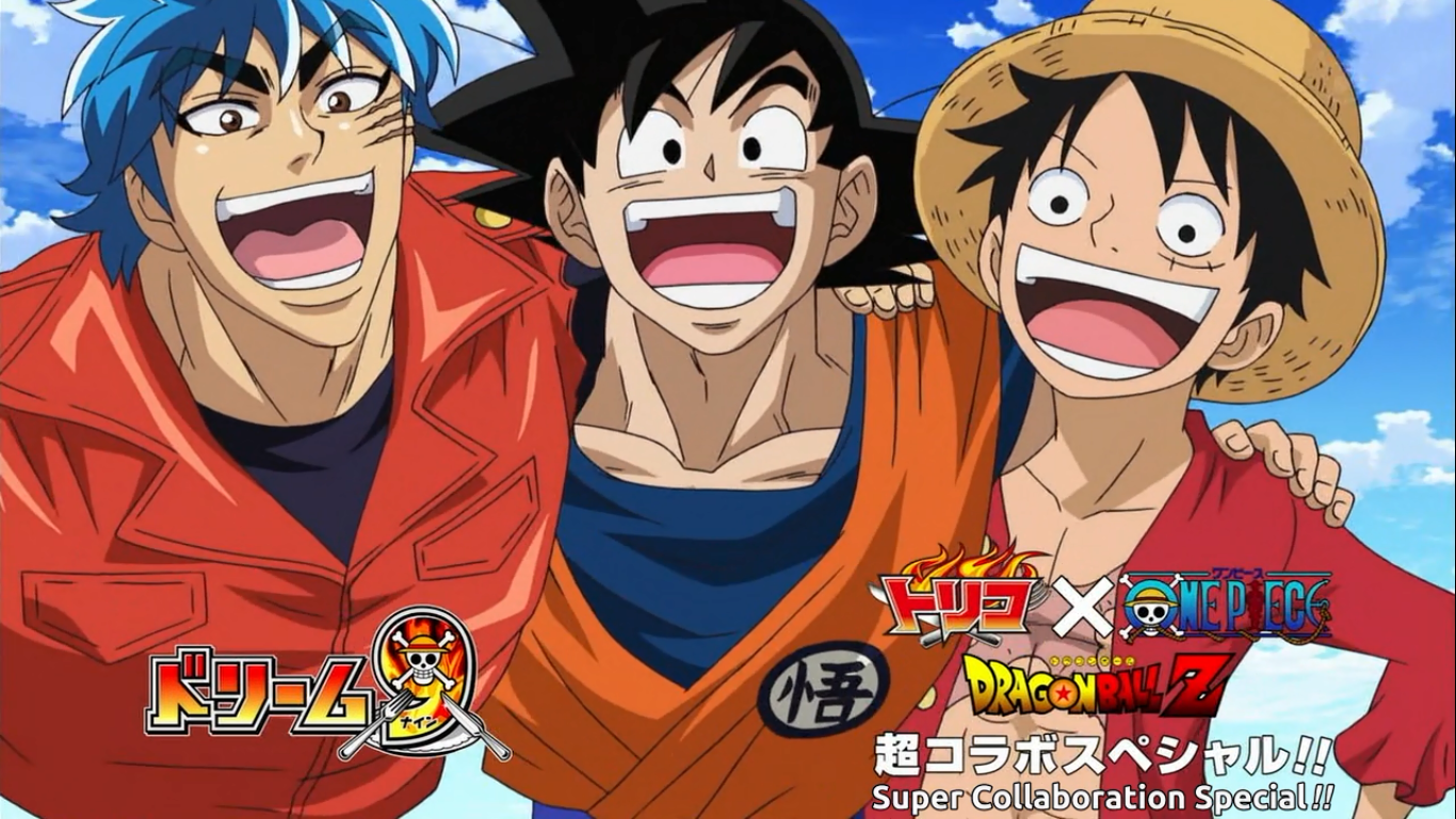 One Piece X Dragon Ball X Toriko Crossover One Piecetoriko Y Dragon Ball
