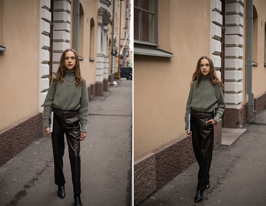 Kuinka yhdistää ruskea ja vihreä // How to style brown and green together