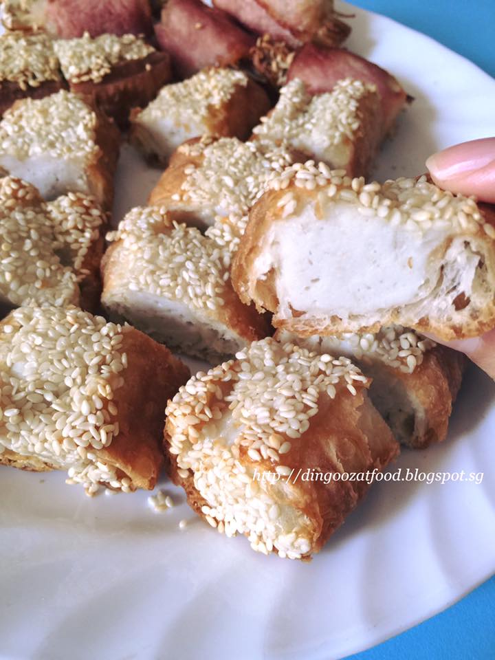 Miki's Food Archives Air Fried Stuffed Chinese Bread Stick (aka