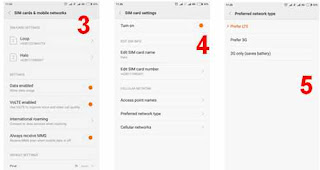 setting xiaomi 4g