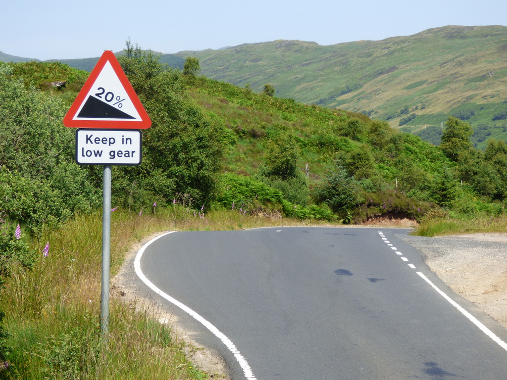 The Actual Maths: What Do the Percentages Mean on Steep Road Warning Signs?