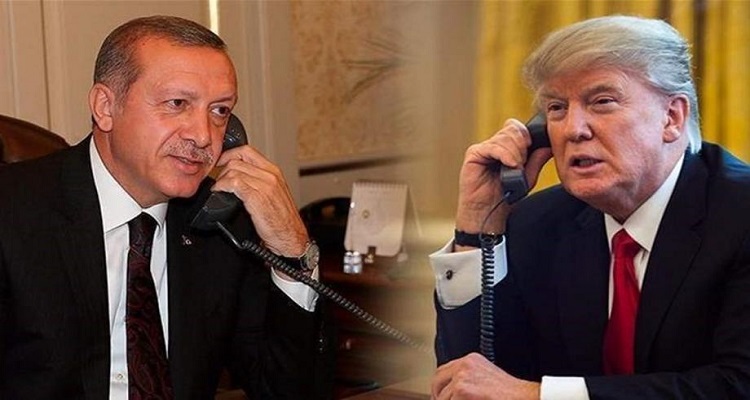 أردوغان وترامب يبحثان هاتفيا التطورات في ليبيا