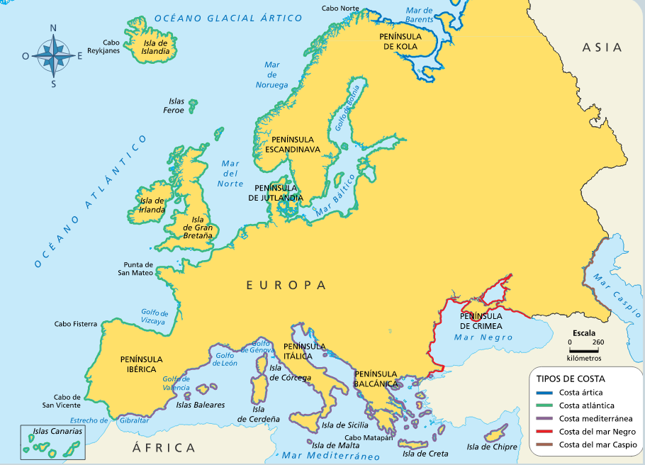 EL AULA DE 6º UNIDAD 2 CONOCEMOS EL MEDIO FÍSICO DE EUROPA EL AULA DE 6º UNIDAD 2 CONOCEMOS EL MEDIO FÍSICO DE EUROPA