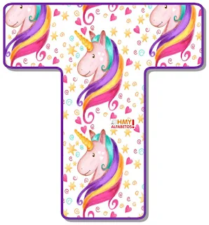 Abc de Unicornio. Unicorn Abc.