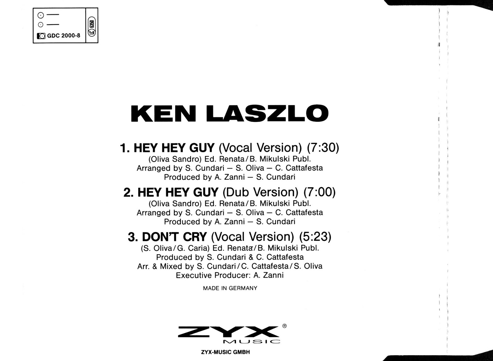 Missing Hits 7 KEN LASZLO HEY