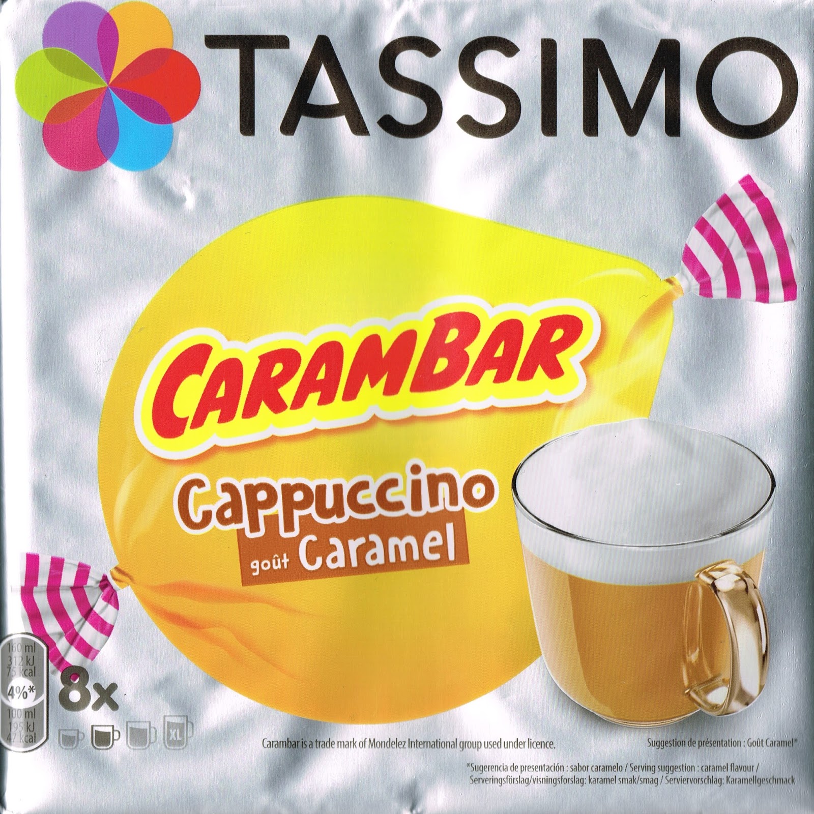 capsules-et-dosettes: Tassimo : Carambar Cappuccino goût caramel