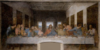 A Última Ceia - Leonardo Da Vinci Pinturas famosas sem os seus personagens