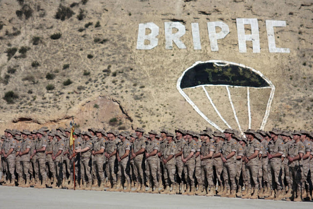 Acto de despedida de ASPFOR XXXI, la III Bandera Paracaidista parte en junio a Afganistán.