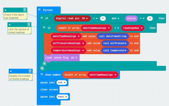 Microbit weather station