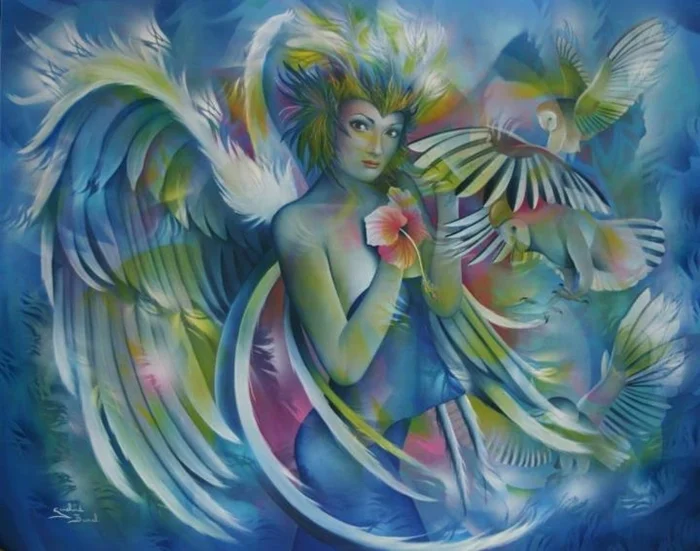 Jeanette Guichard Bunel 1957 | French Surrealist painter