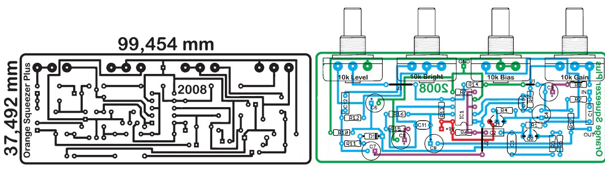 Skema Efek Reverb paimosubroto Rangkaian Efek Gitar