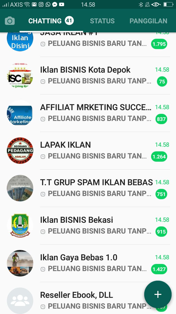 Database Link Grup WA, Alamat Email dan Nomor HP Gini Caranya