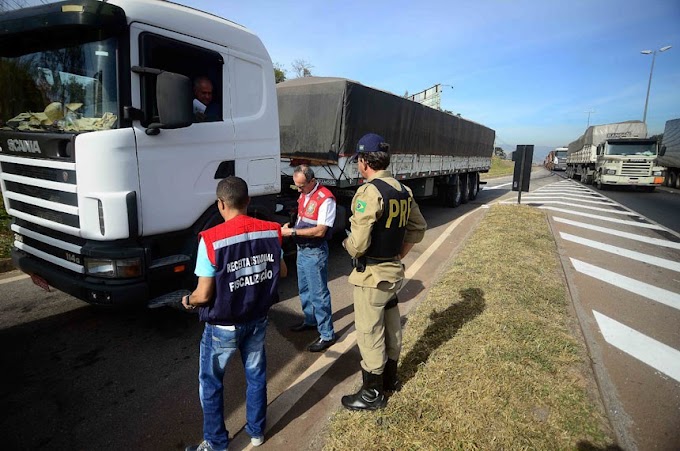 14 mil roubos de cargas em rodovias foram registrados no Brasil em 2020