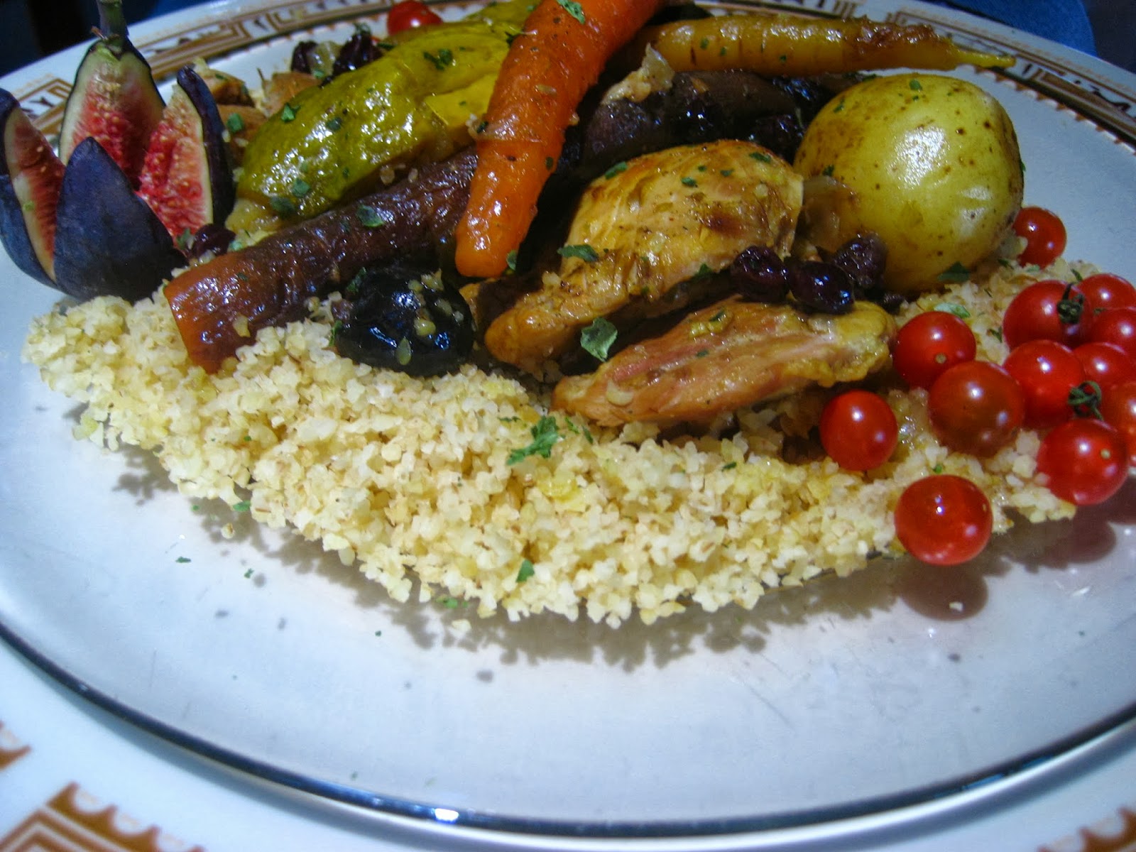 Marie est dans son assiette! Tajine de poulet marocain à la pâte d
