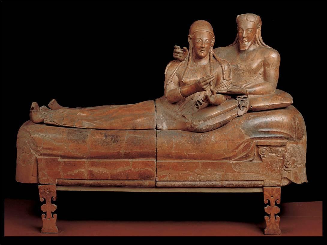 Demba Traore's Art History Blog Sarcophagus with reclining couple