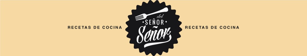 The header from the Spanish food blog Del Senor Senor