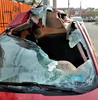 Motorista morre após ser atingido por cilindro de gás natural – VÍDEO