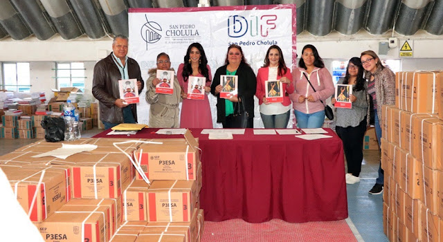Se entregan más de 137 mil libros gratuitos para primarias públicas y privadas de San Pedro Cholula