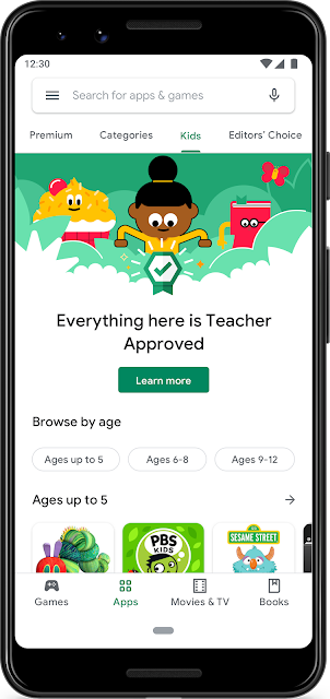 Find high-quality apps for kids on Google Play