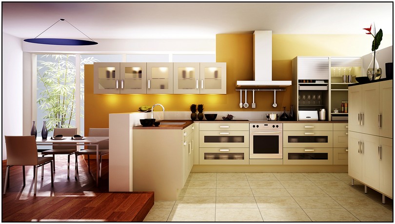 Makna Warna  Cat  dan Tata Letak Ruang Dapur Menurut  Feng  
