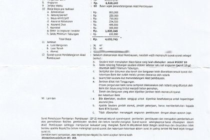 Contoh Surat Persetujuan Kredit Dari Bank