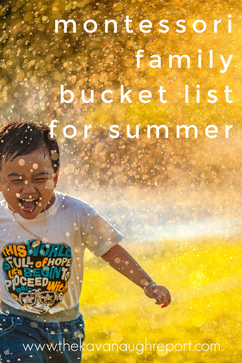 Montessori friendly activities and outings for summer time. These easy ideas are perfect for a variety of age groups and budgets.