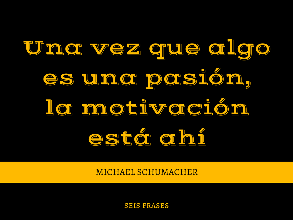 Seis Frases de Michael Schumacher