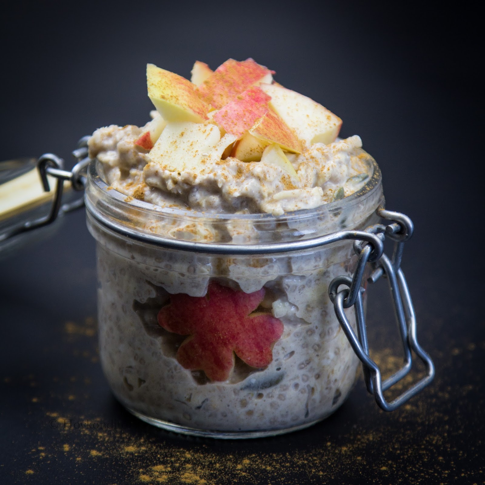 Apple Cinnamon Bircher Muesli