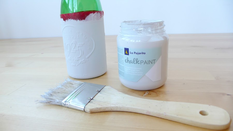 Convierte-Un-Botellín-en-un-candelabro-con-chalk-paint
