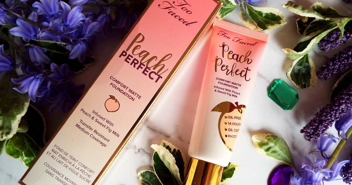 Too Faced Peach Perfect Comfort Matte Foundation: What a Nice