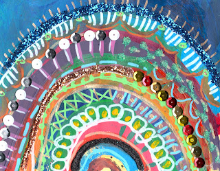 Abstract Rainbow Artwork Erin Sipes
