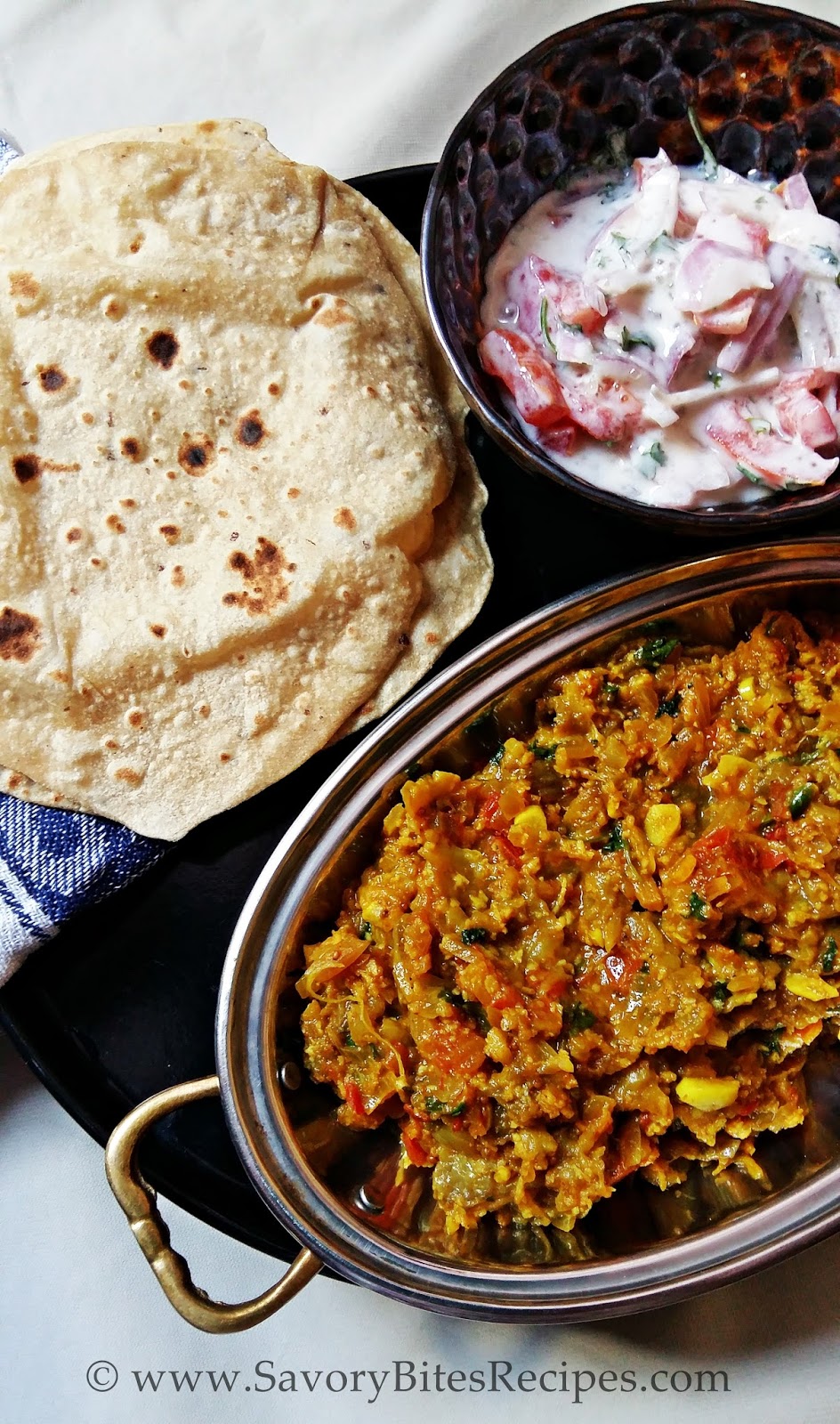 Dhaba Style Baingan Bharta Savory Bites Recipes A Food Blog with