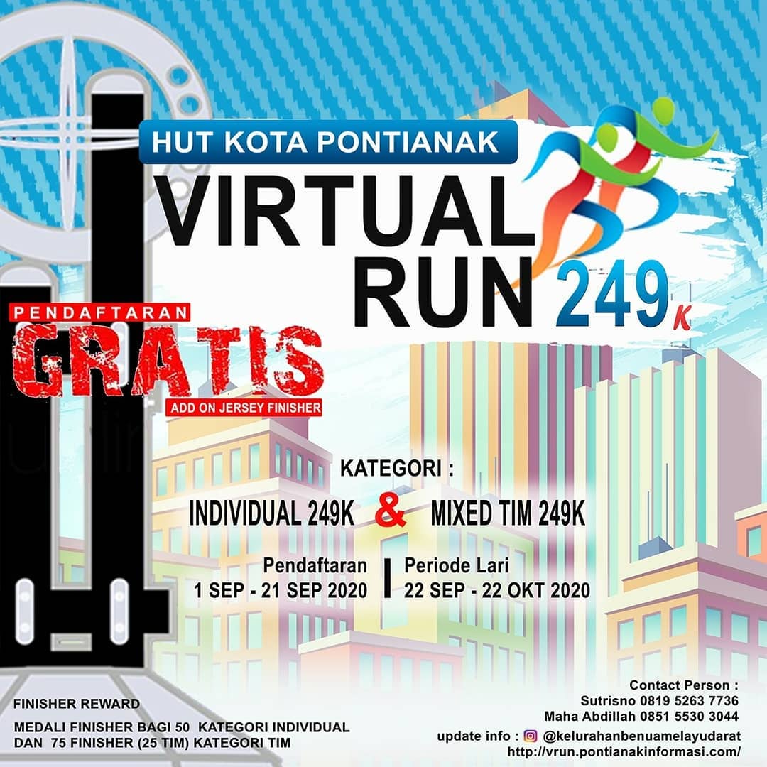 Pontianak Virtual Run 249K • 2020 Pontianak Virtual Run 249K • 2020