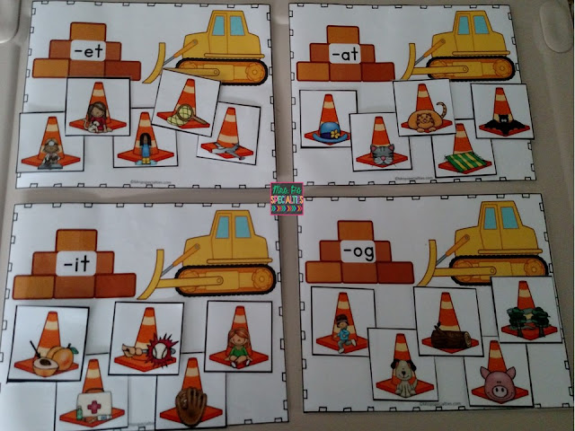word family sort- rhyming