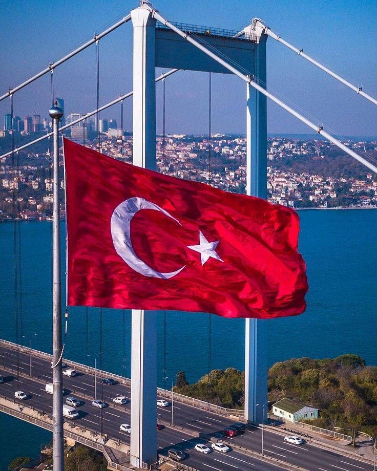 istanbul manzarali turk bayragi resimleri 20