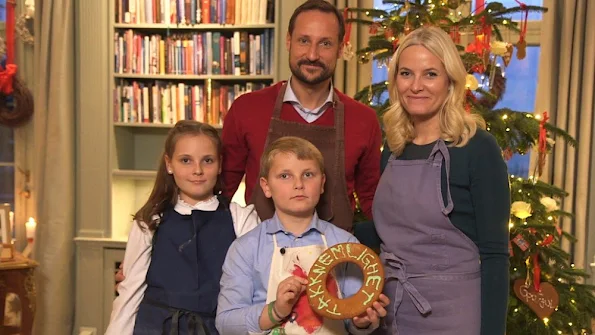 Crown Prince Haakon, Crown Princess Mette-Marit and with their children Princess Ingrid Alexandra and Prince Sverre Magnus