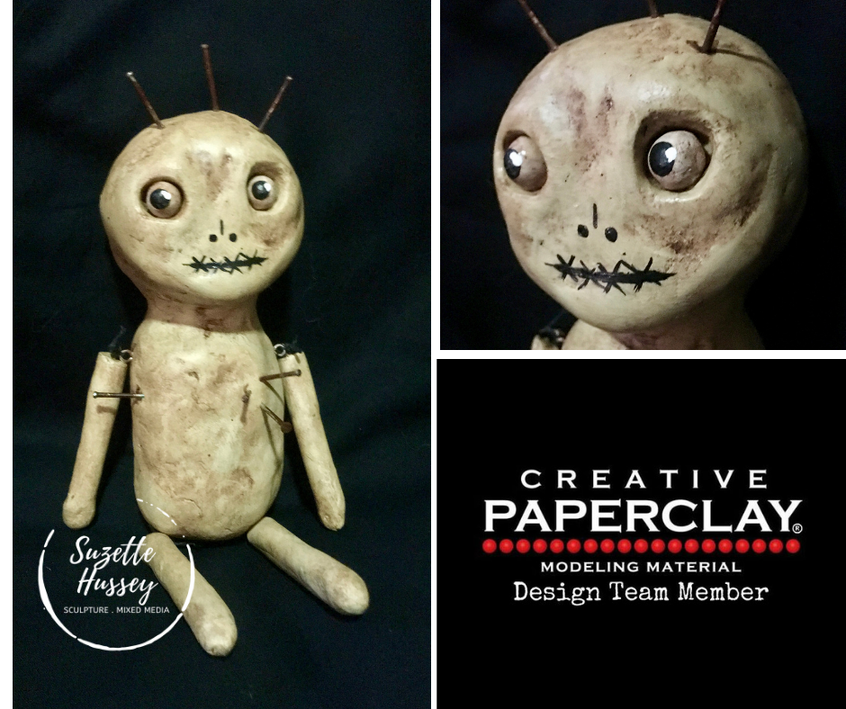 Creative Paperclay® air dry modeling material Make a Voodoo Doll with