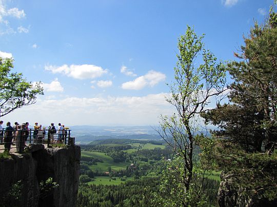 Widok z Wielkich Tarasów. Widok z Wielkich Tarasów.