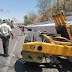 Cae otra vez una pesada viga de concreto en la Morelia-Pátzcuaro