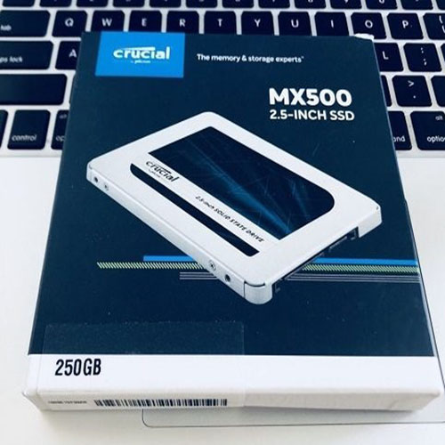 Ổ cứng SSD Crucial MX500 3D-NAND 250GB 2.5 inch Sata 3 7 Ổ cứng SSD Crucial MX500 3D-NAND 250GB 2.5 inch Sata 3