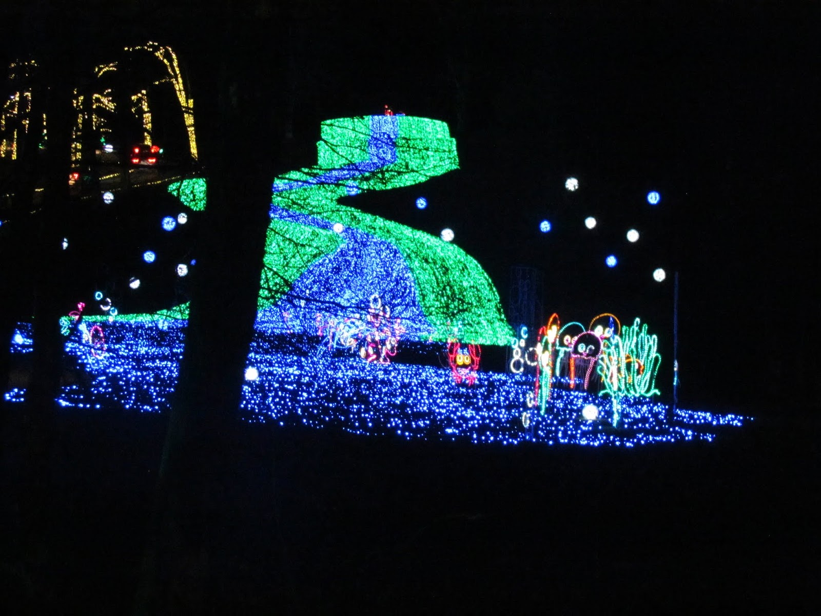 Christmas light at Stonehenge