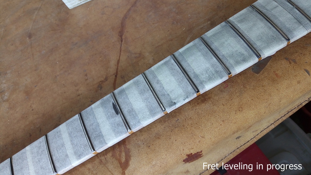 CA Guitar Repair Blog Late 70s Fender Jazz Bass Neck Straightening