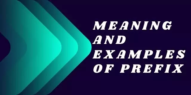 Meaning of Prefix in hindi Meaning of Prefix in hindi