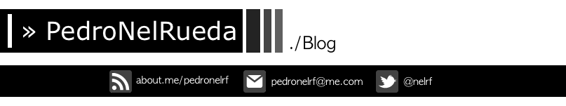 » PedroNelRueda | Blog